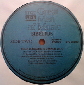 Jean Sibelius : Great Men Of Music (4xLP + Box, Comp)