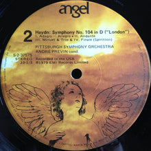 Charger l&#39;image dans la galerie, Haydn* - Pittsburgh Symphony Orchestra / André Previn : Symphony No. 94 In G &quot;Surprise&quot;, Symphony No. 104 In D &quot;London&quot; (LP, Album)
