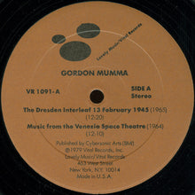 Charger l'image dans la galerie, Gordon Mumma : Dresden / Venezia / Megaton (LP)
