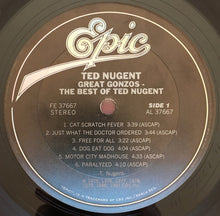 Laden Sie das Bild in den Galerie-Viewer, Ted Nugent : Great Gonzos! - The Best Of Ted Nugent (LP, Comp, Ter)
