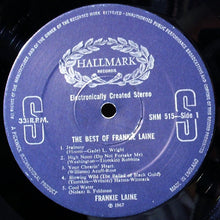 Laden Sie das Bild in den Galerie-Viewer, Frankie Laine : The Best Of Frankie Laine (LP, Comp, RP)
