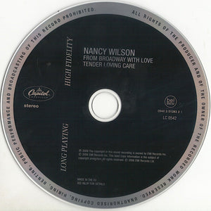 Nancy Wilson : From Broadway With Love / Tender Loving Care (CD, Comp, RM)