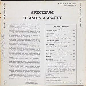 Illinois Jacquet : Spectrum (LP, Album)