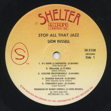 Load image into Gallery viewer, Leon Russell : Stop All That Jazz (LP, Album, Pin)
