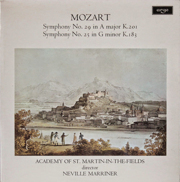 Mozart*, Academy Of St. Martin-in-the-Fields* Directed By Neville Marriner* : Symphony No. 29 In A Major K. 201 / Symphony No. 25 In G Minor K. 183 (LP)