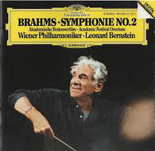 Load image into Gallery viewer, Brahms*, Leonard Bernstein, Wiener Philharmoniker : Symphonie No.2 · Akademische Festouvertüre = Academic Festival Overture (CD, Album)
