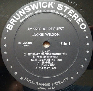 Jackie Wilson : By Special Request (LP, Album)