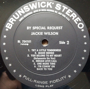 Jackie Wilson : By Special Request (LP, Album)