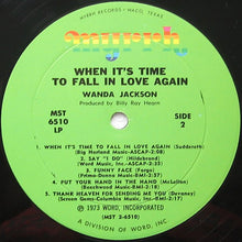 Load image into Gallery viewer, Wanda Jackson : When It's Time To Fall In Love Again (LP, Album)
