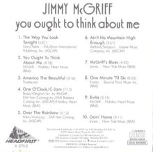 Laden Sie das Bild in den Galerie-Viewer, Jimmy McGriff : You Ought To Think About Me (CD, Album)
