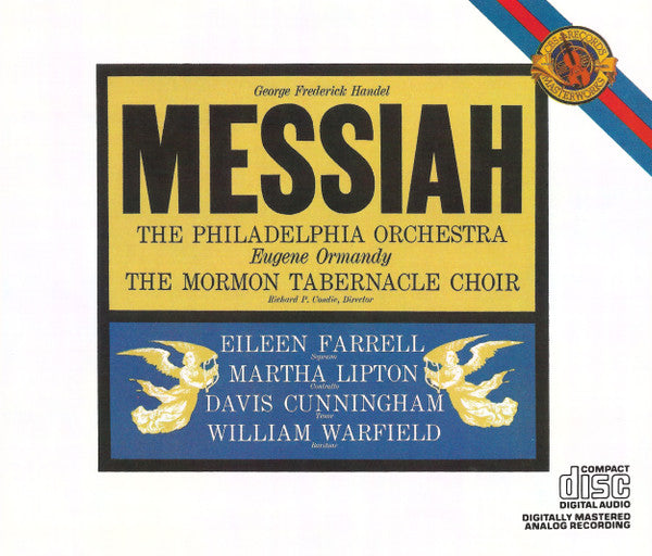 George Frederick Handel*, The Philadelphia Orchestra, The Mormon Tabernacle Choir* : Messiah (2xCD, Album, RE)