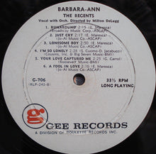 Load image into Gallery viewer, The Regents (2) : Barbara-Ann (LP, Album, Mono)
