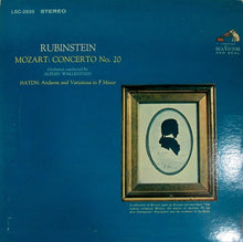 Charger l&#39;image dans la galerie, Rubinstein*, Alfred Wallenstein, Mozart*, Haydn* : Concerto No.20 / Andante And Variations In F Minor (LP, Album)
