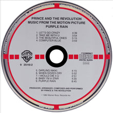Laden Sie das Bild in den Galerie-Viewer, Prince And The Revolution : Purple Rain (CD, Album, Tar)
