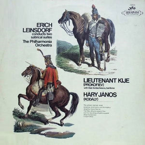 Erich Leinsdorf / Philharmonia Orchestra : Prokofiev - Lieutenant Kije / Kodaly - Hary Janos  (LP, Album, RE)