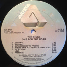 Laden Sie das Bild in den Galerie-Viewer, The Kinks : One For The Road (2xLP, Album, Kee)
