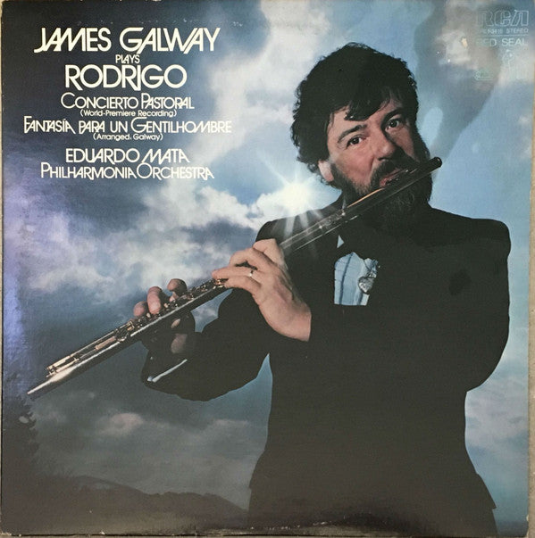 James Galway, Eduardo Mata, Philharmonia Orchestra : Plays Rodrigo Concierto Pastoral, Fantasia Para Un Gentilhombre (LP, Album)