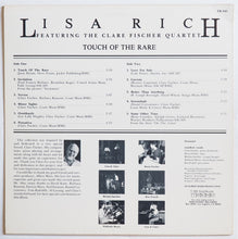 Charger l'image dans la galerie, Lisa Rich Featuring The Clare Fischer Quartet : Touch Of The Rare (LP, Album)
