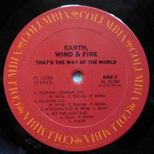 Earth, Wind & Fire : That's The Way Of The World (LP, Album, Gat)