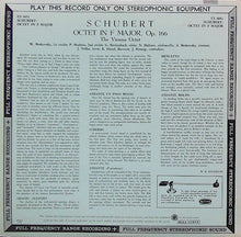 Load image into Gallery viewer, Schubert*, The Vienna Octet* : Octet Op. 166 (LP)
