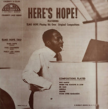 Load image into Gallery viewer, Elmo Hope Trio : Here's Hope! (LP, Album, Mono, RE)
