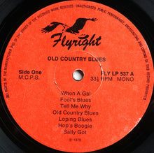 Laden Sie das Bild in den Galerie-Viewer, Various : Old Country Blues (LP, Comp, Mono)
