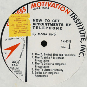 Mona Ling : How To Get Appointments By Telephone (LP)