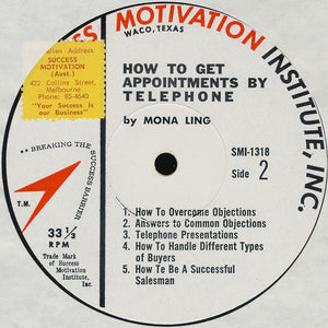 Mona Ling : How To Get Appointments By Telephone (LP)