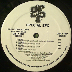 Special EFX : Special EFX (LP, Album, Promo)