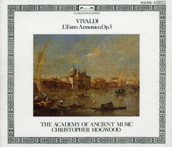 Vivaldi* - The Academy Of Ancient Music, Christopher Hogwood : L'Estro Armonico, Op.3 (2xCD, Album, RE)