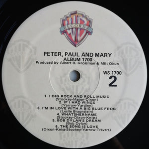 Peter, Paul And Mary* : Album 1700 (LP, Album, RE)