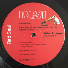 Laden Sie das Bild in den Galerie-Viewer, Rachmaninoff*, Van Cliburn : Sonata No. 2 In B Flat Minor (LP)
