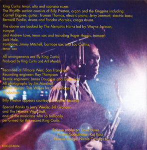 King Curtis : Live At Fillmore West (CD, Album, RE)