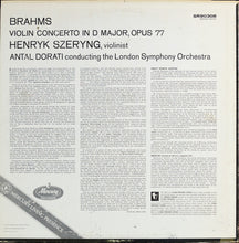 Laden Sie das Bild in den Galerie-Viewer, Brahms*, Henryk Szeryng, London Symphony*, Antal Dorati : Violin Concerto (LP, Album, RE)

