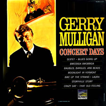 Gerry Mulligan : Concert Days (LP, Comp, Mono, She)