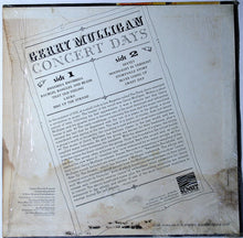Laden Sie das Bild in den Galerie-Viewer, Gerry Mulligan : Concert Days (LP, Comp, Mono, She)
