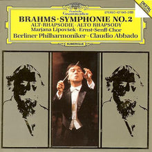 Charger l&#39;image dans la galerie, Brahms*, Marjana Lipovšek • Ernst-Senff-Chor*, Berliner Philharmoniker • Claudio Abbado : Symphonie No. 2 • Alto Rhapsody (CD, Album)
