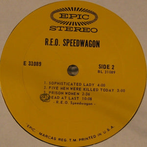 R.E.O. Speedwagon* : R.E.O. Speedwagon (LP, Album, San)