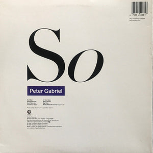 Peter Gabriel : So (LP, Album, Spe)
