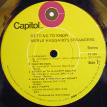 Laden Sie das Bild in den Galerie-Viewer, Merle Haggard's Strangers* : Getting To Know Merle Haggard's Strangers (LP, Album)
