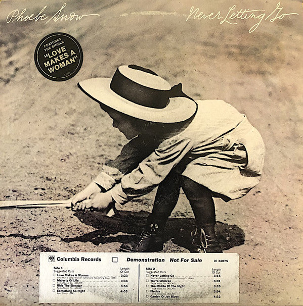 Phoebe Snow : Never Letting Go (LP, Album, Promo)