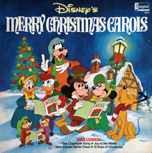 Laden Sie das Bild in den Galerie-Viewer, Mickey Mouse (2), Donald Duck, Goofy (2) &amp; Chip 'n' Dale With Larry Groce And The Disneyland Children's Sing-Along Chorus : Disney's Merry Christmas Carols (LP, Album, RP, Ele)
