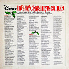 Laden Sie das Bild in den Galerie-Viewer, Mickey Mouse (2), Donald Duck, Goofy (2) &amp; Chip 'n' Dale With Larry Groce And The Disneyland Children's Sing-Along Chorus : Disney's Merry Christmas Carols (LP, Album, RP, Ele)
