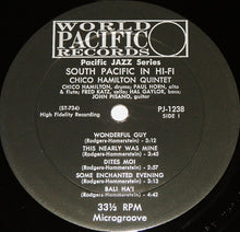 Laden Sie das Bild in den Galerie-Viewer, Chico Hamilton Quintet* : South Pacific In Hi-Fi (LP, Album, Mono)
