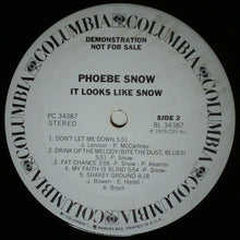 Laden Sie das Bild in den Galerie-Viewer, Phoebe Snow : It Looks Like Snow  (LP, Album, Promo)
