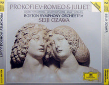 Charger l&#39;image dans la galerie, Prokofiev* - Boston Symphony Orchestra, Seiji Ozawa : Romeo &amp; Juliet - Complete Recording · Gesamtaufnahme · Ballet Integral (2xCD, Album, PDO)
