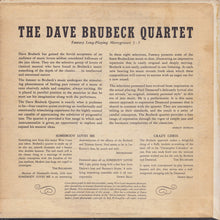 Charger l'image dans la galerie, Dave Brubeck Quartet* : Dave Brubeck Quartet (10", Mono)
