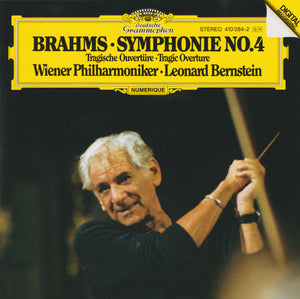 Johannes Brahms - Wiener Philharmoniker • Leonard Bernstein : Symphonie No. 4 / Tragische Ouvertüre • Tragic Overture (CD, RE)