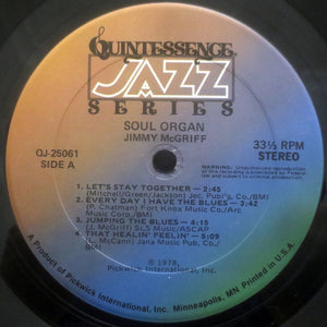Jimmy McGriff : Soul Organ (LP, Album, Comp, RM)