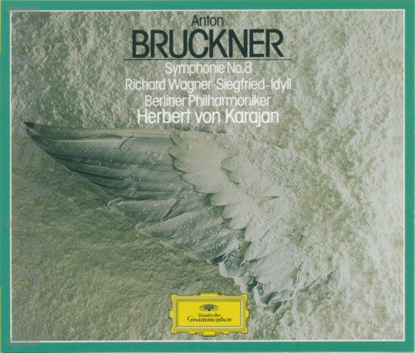 Anton Bruckner / Richard Wagner, Berliner Philharmoniker, Herbert von Karajan : Symphonie No.8 / Siegfried-Idyll (2xCD)